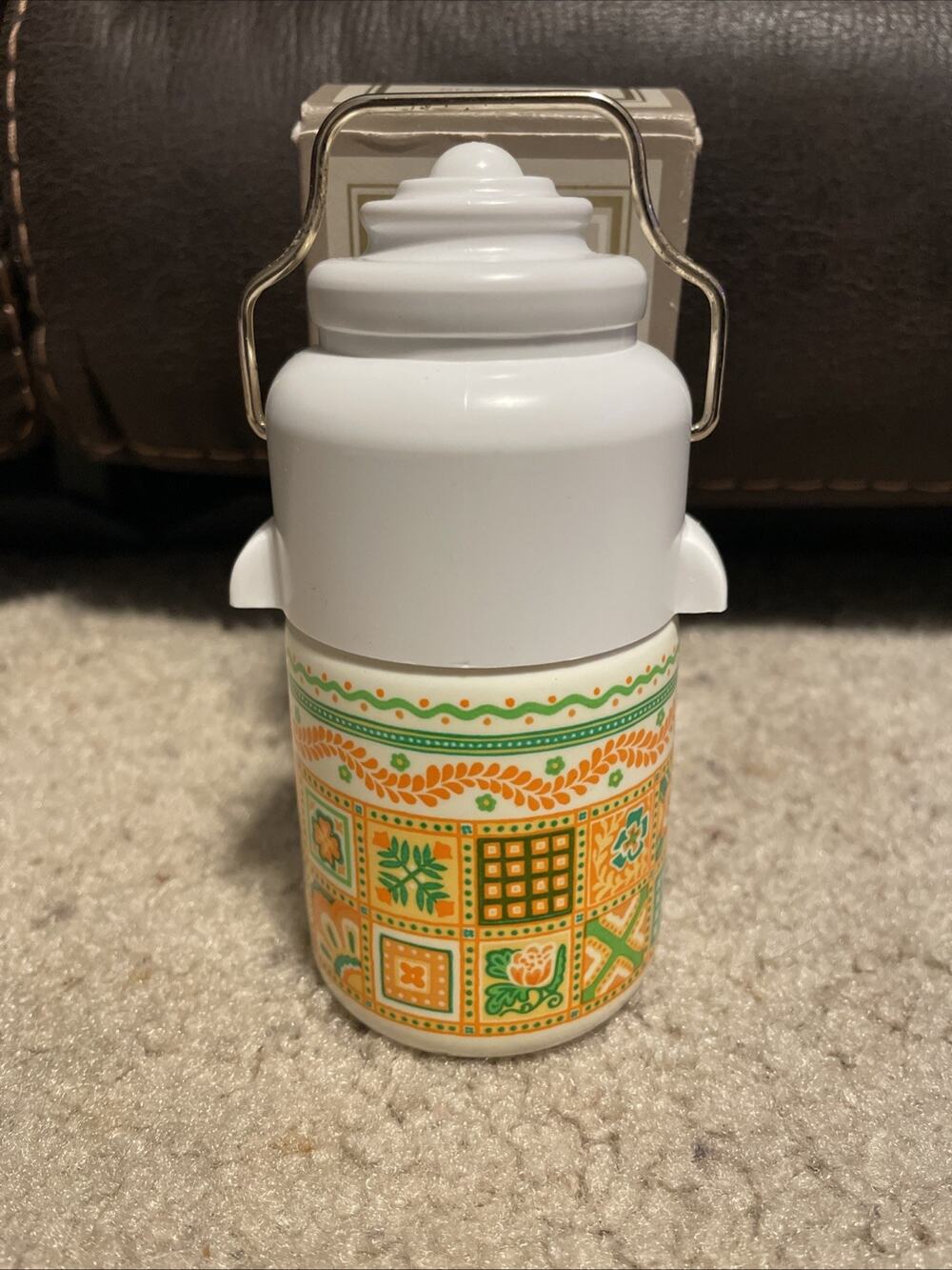 Vintage Avon Patchwork Cologne Mist 3 OZ Decanter in original box 1990s